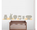 Zoo Babies Nursery Decal